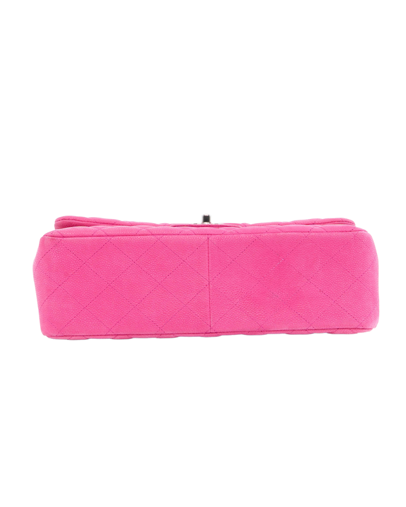 CHANEL CLASSIC JUMBO PINK CAVIAR SHW 18141901 4023
