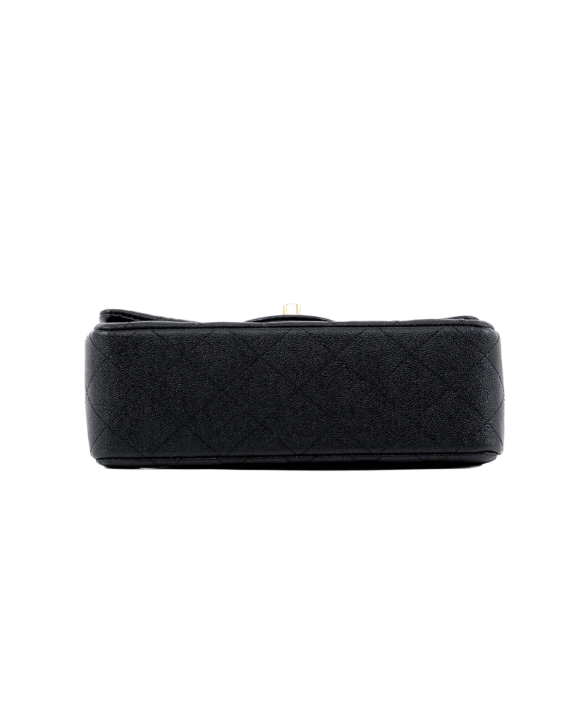 CHANEL CLASSIC WITH TOP HANDLE 8 BLACK CAVIAR GHW 31267006 04292
