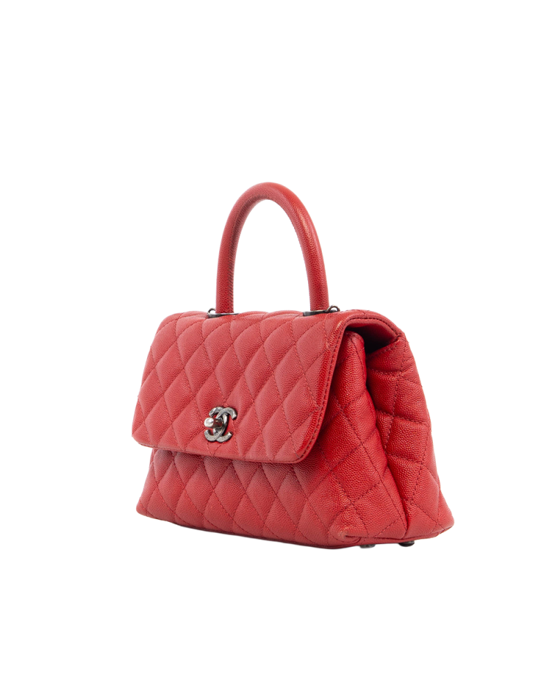 CHANEL COCO 9.5 RED CAVIAR RHW 23557937 5300