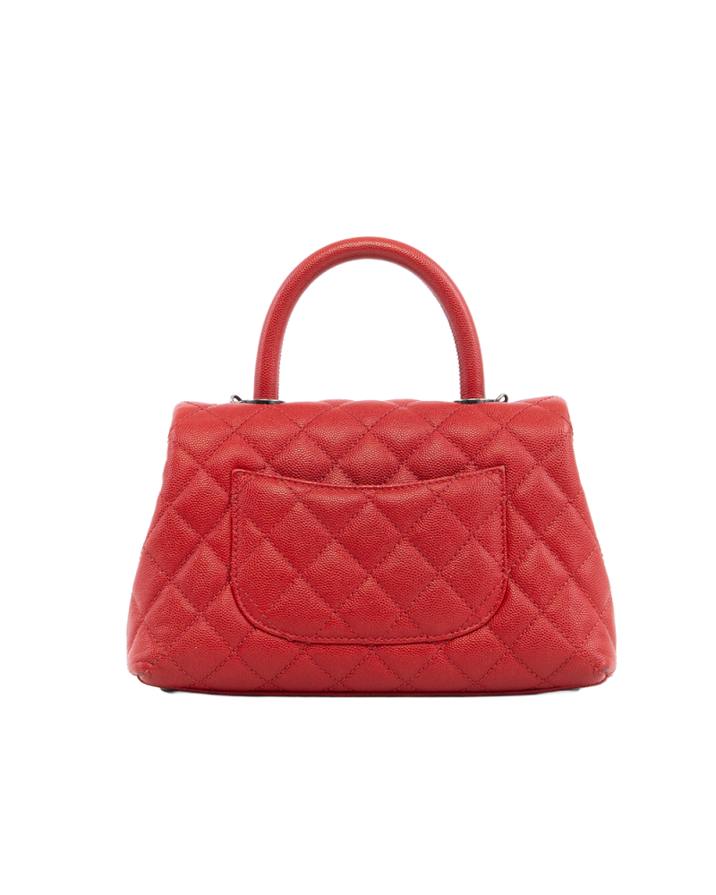 CHANEL COCO 9.5 RED CAVIAR RHW 23557937 5302