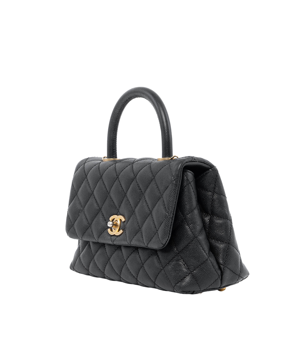 CHANEL COCO HANDLE 9 BLACK CAVIAR GHW 24067809 00525