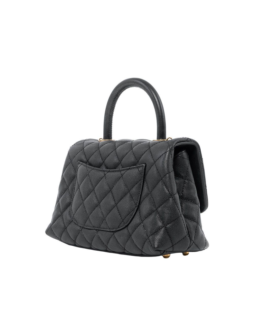 CHANEL COCO HANDLE 9 BLACK CAVIAR GHW 24067809 00526