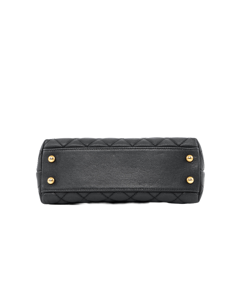 CHANEL COCO HANDLE 9 BLACK CAVIAR GHW 24067809 00528
