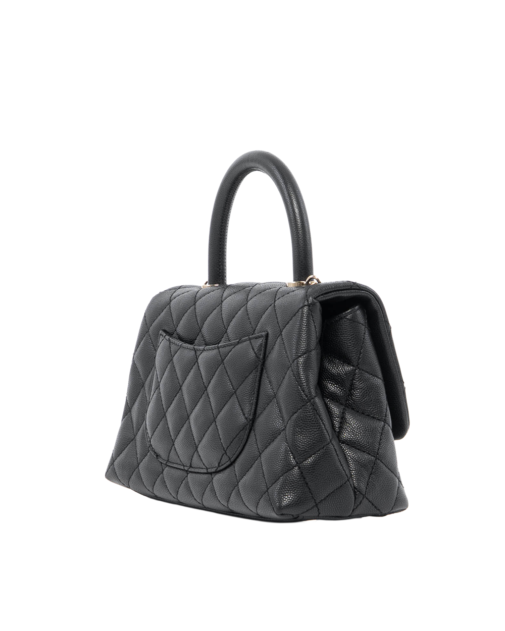 CHANEL COCO HANDLE 9 BLACK CAVIAR GHW 30997348 0042