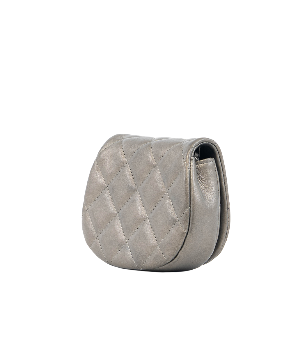 CHANEL COCO MAIL CLUTCH MINI GREY LAMB RHW 31560175 5400
