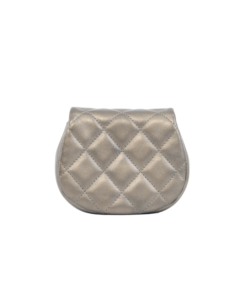 CHANEL COCO MAIL CLUTCH MINI GREY LAMB RHW 31560175 5401