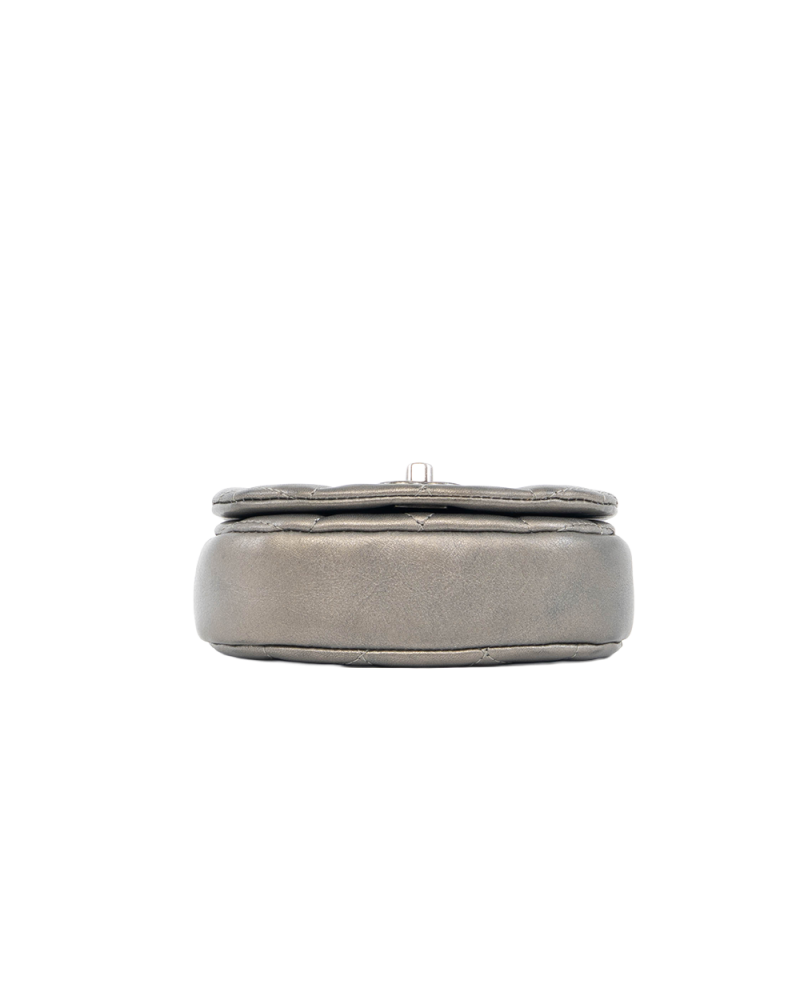 CHANEL COCO MAIL CLUTCH MINI GREY LAMB RHW 31560175 5402