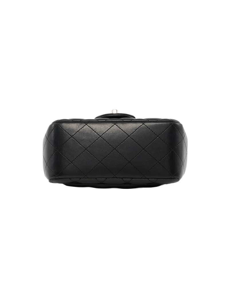 CHANEL FLAP BAG 7 BLACK LAMB GHW 28282364 7913