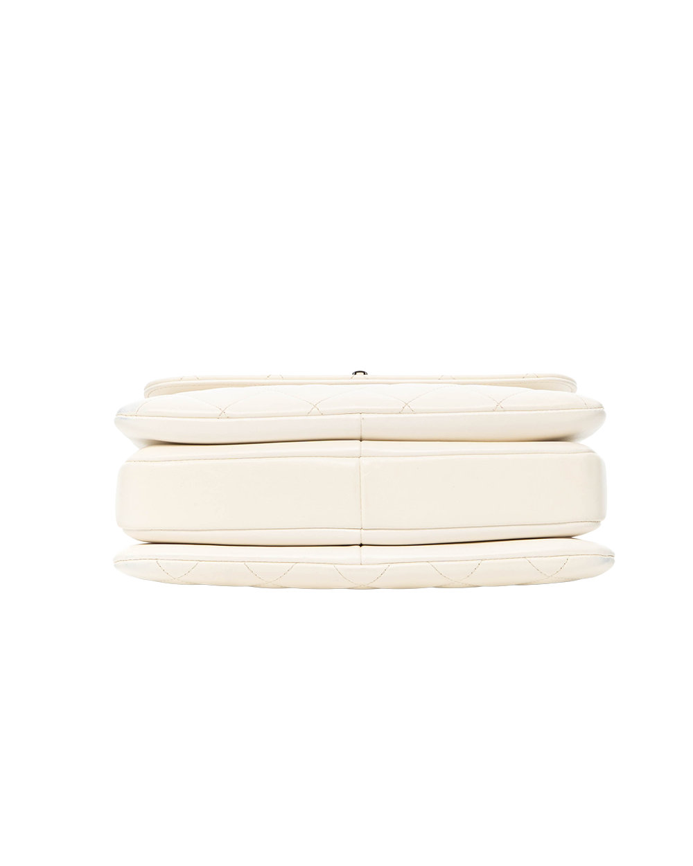 CHANEL FLAP HANDLE WITH CHAIN WHITE LAMB BHW XC1PGA90 7986