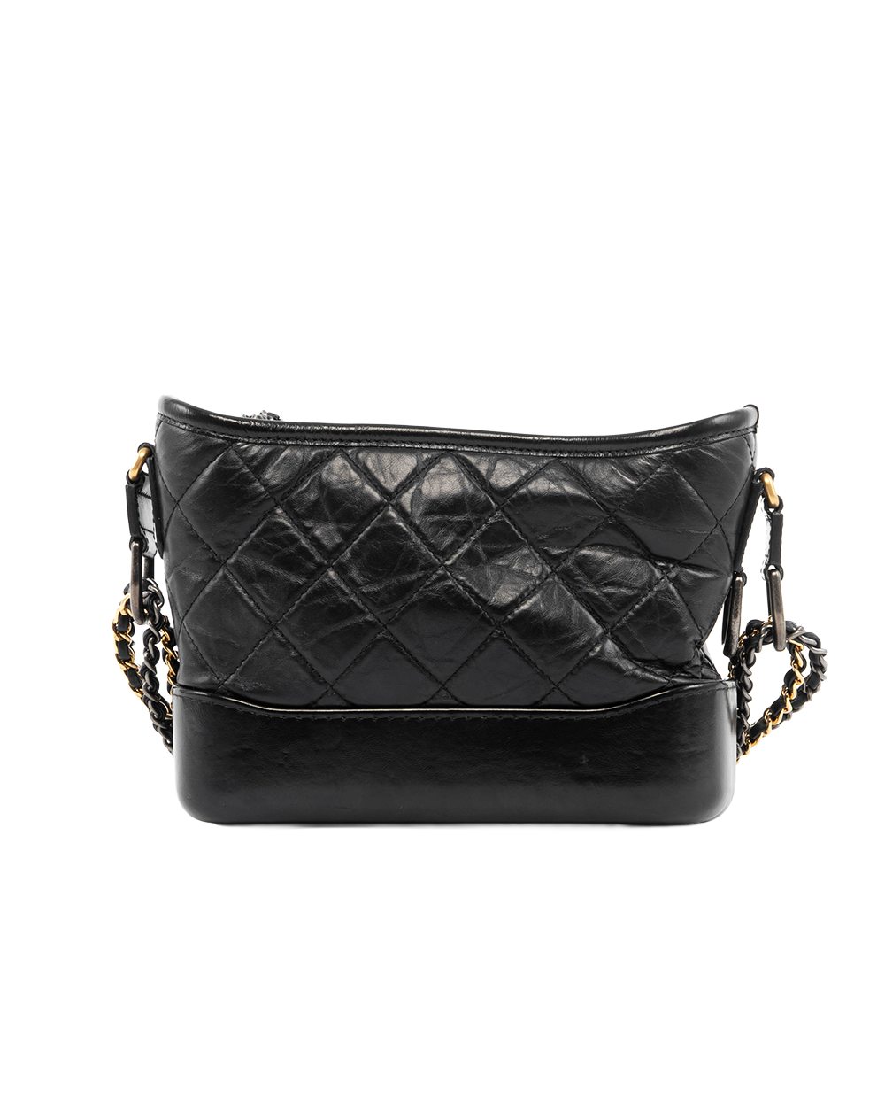 CHANEL GABRIELLE SMALL BLACK LAMB GHW 28470372 5458