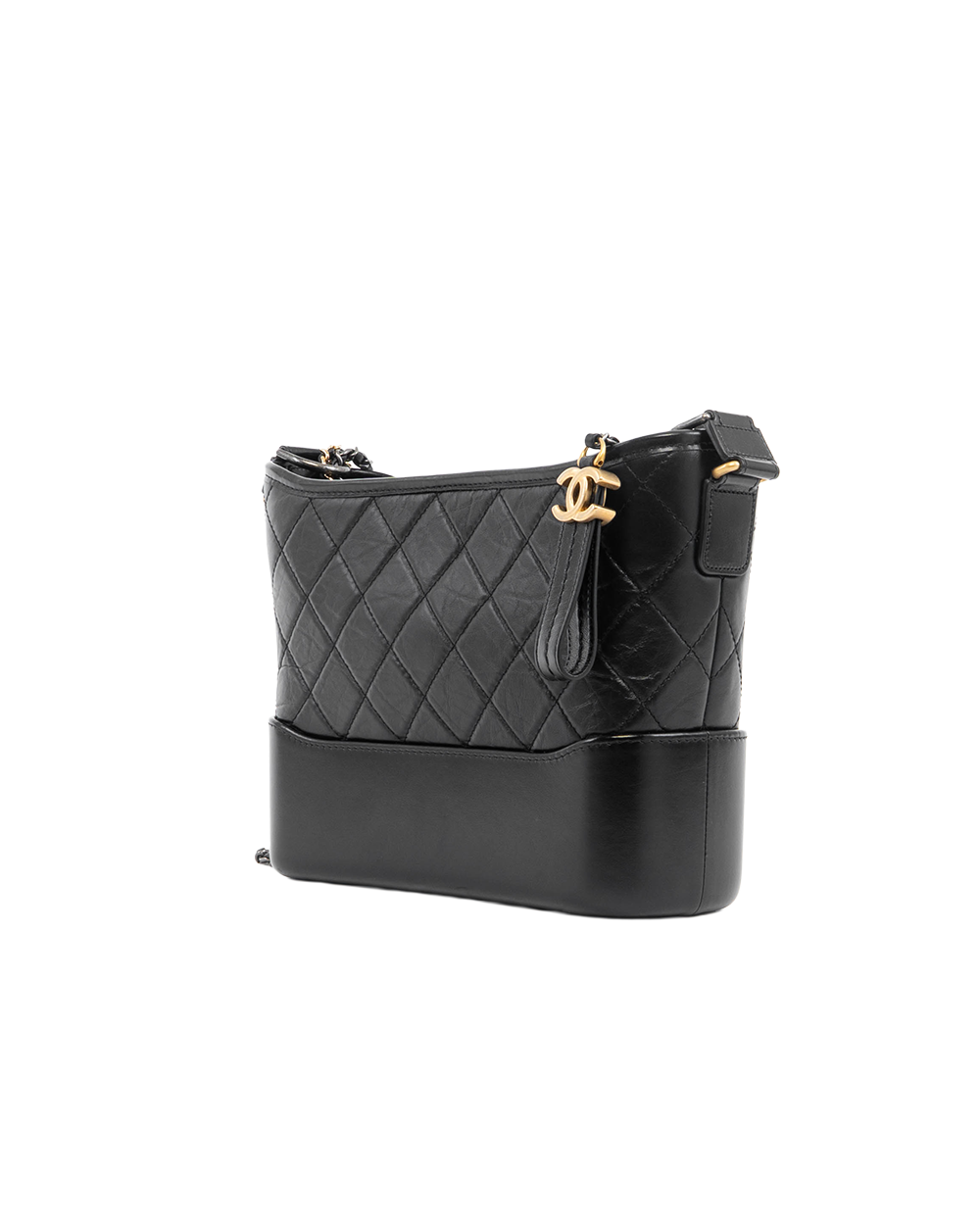 CHANEL GABRIELLE SMALL BLACK LAMB RHW LEXA1HU3 5319