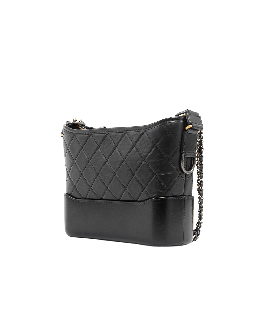 CHANEL GABRIELLE SMALL BLACK LAMB RHW LEXA1HU3 5320