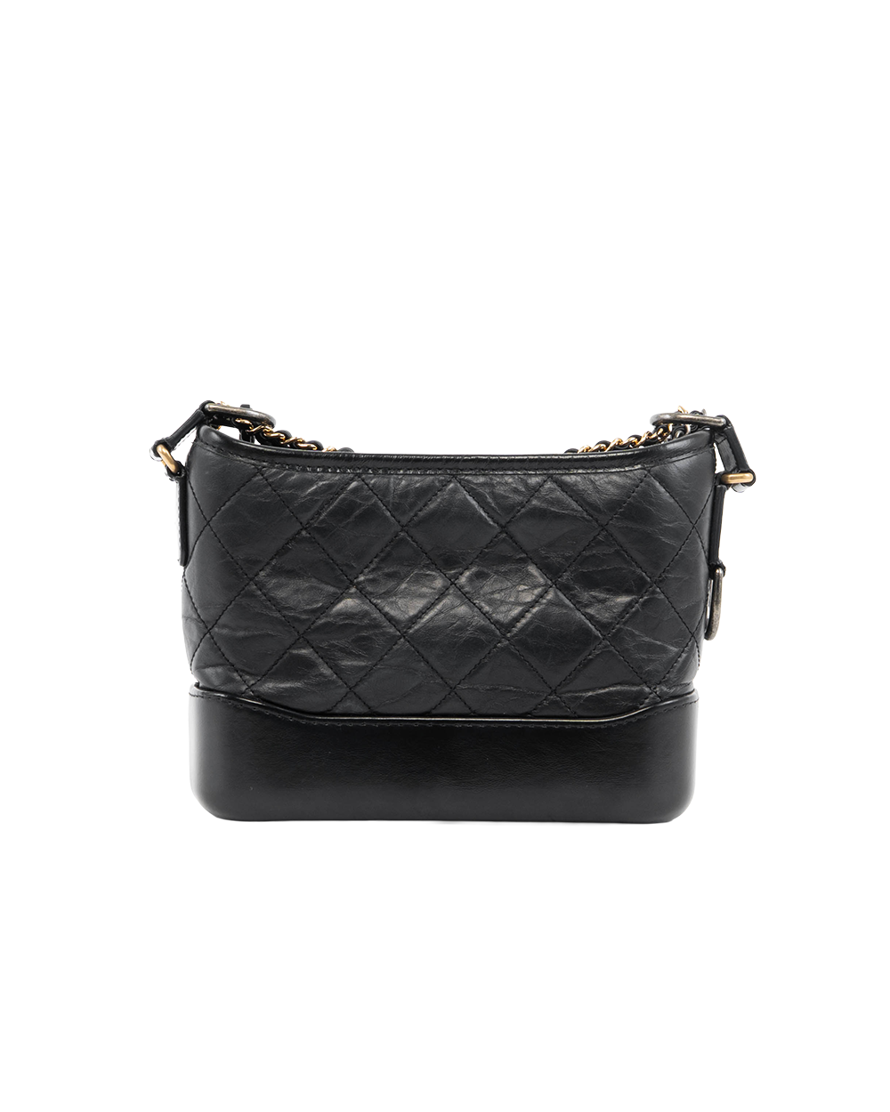 CHANEL GABRIELLE SMALL BLACK LAMB SGHW 26030844 5377