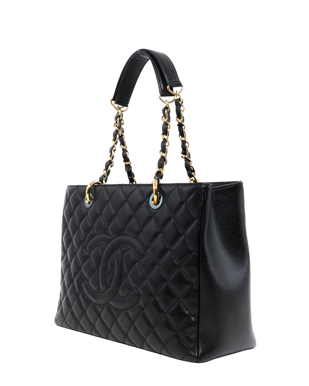 CHANEL GST BLACK CAVIAR GHW 18538166 4018