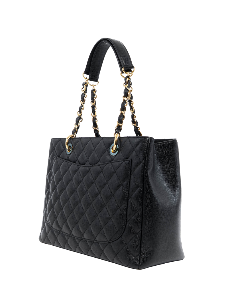 CHANEL GST BLACK CAVIAR GHW 18538166 4019