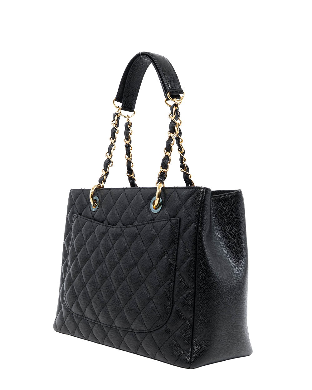 CHANEL GST BLACK CAVIAR GHW 18538166 4019