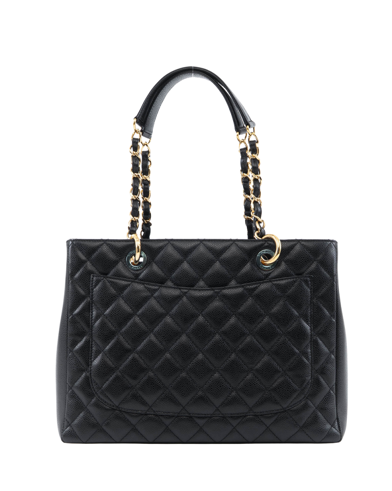 CHANEL GST BLACK CAVIAR GHW 18538166 4020