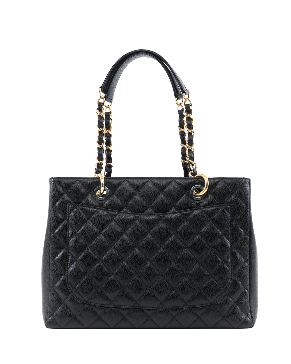 CHANEL GST BLACK CAVIAR GHW 18538166 4020