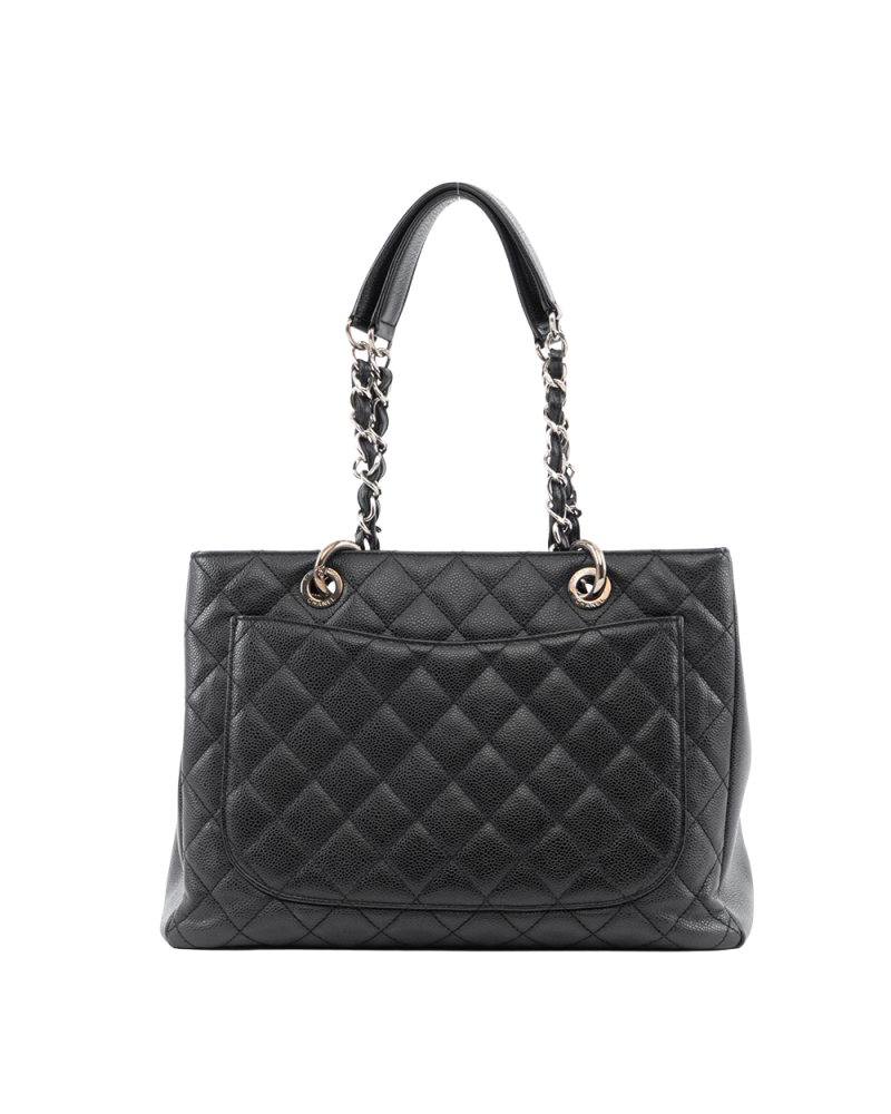 CHANEL GST BLACK CAVIAR SHW 16098217 0136