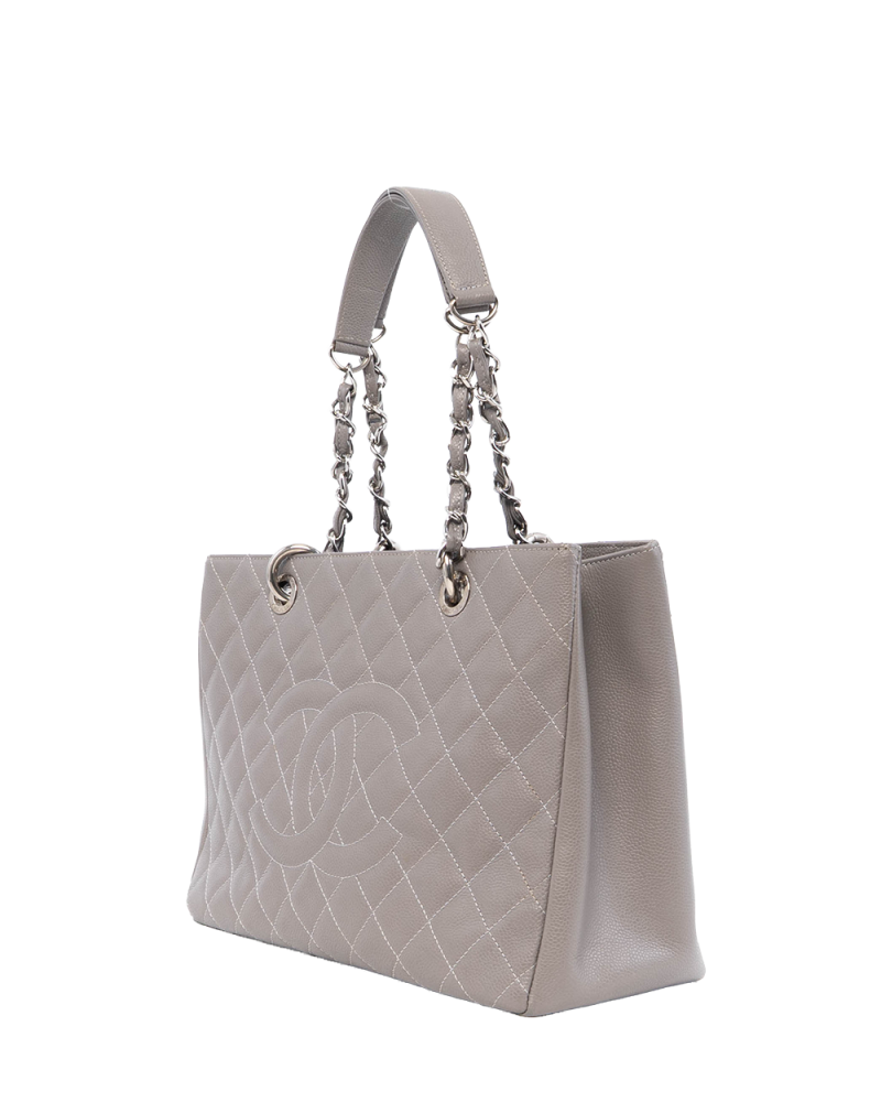 CHANEL GST GRAY CAVIAR SHW 17029033 4127