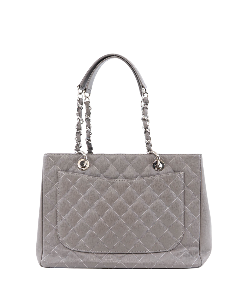 CHANEL GST GRAY CAVIAR SHW 17029033 4129