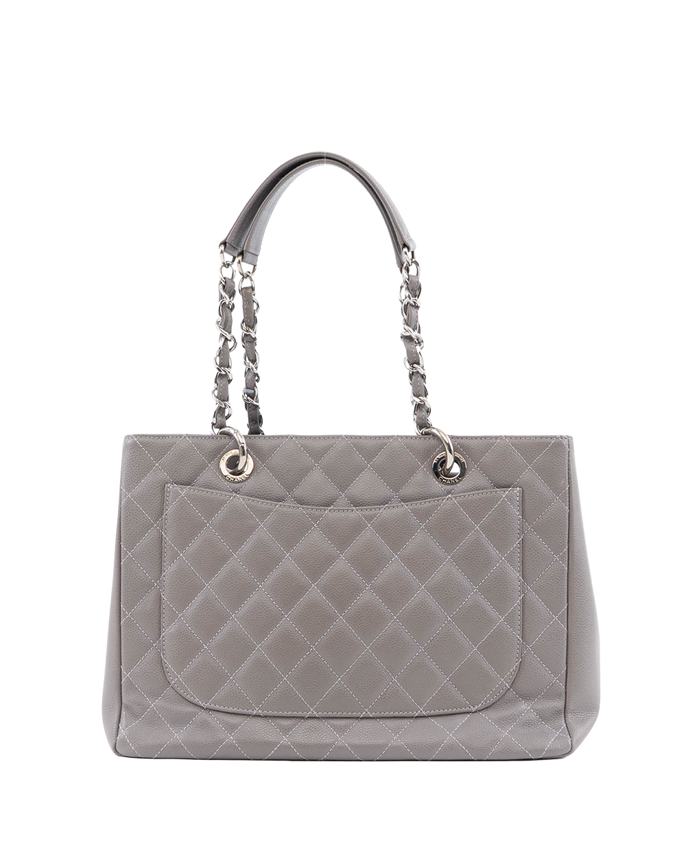 CHANEL GST GRAY CAVIAR SHW 17029033 4129