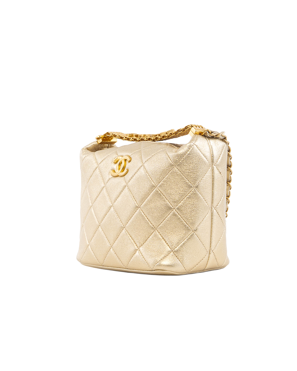 CHANEL HOBO 22S HANDLE GOLD LAMB GHW 1K9TKLN1 5282