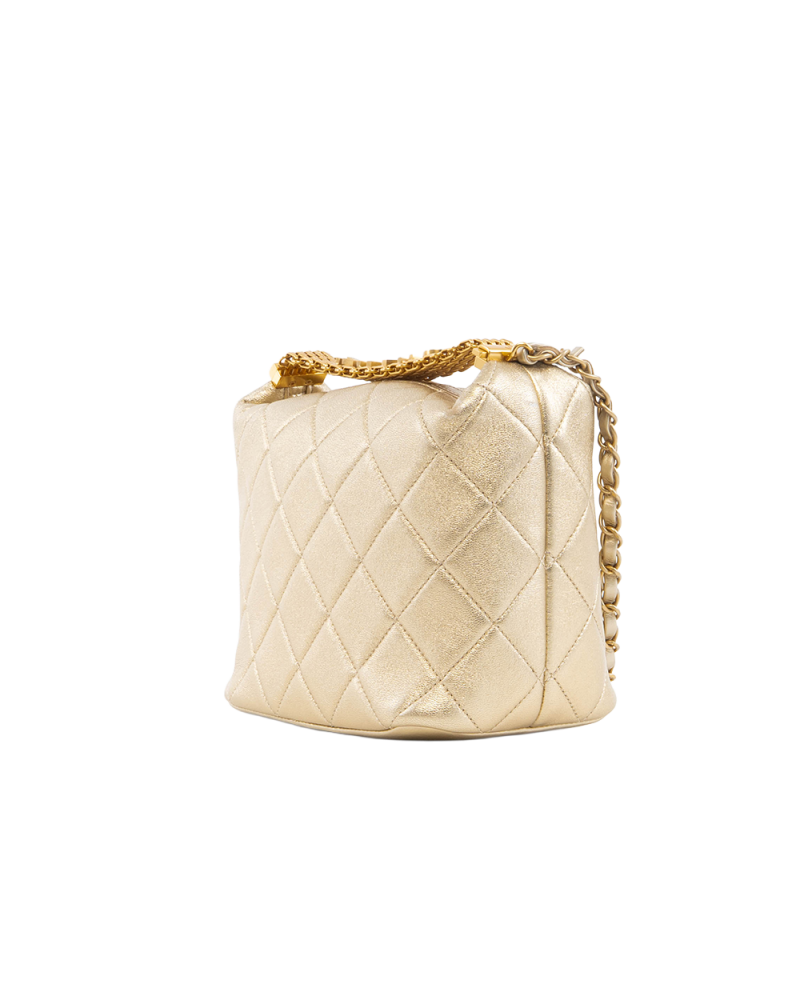 CHANEL HOBO 22S HANDLE GOLD LAMB GHW 1K9TKLN1 5283