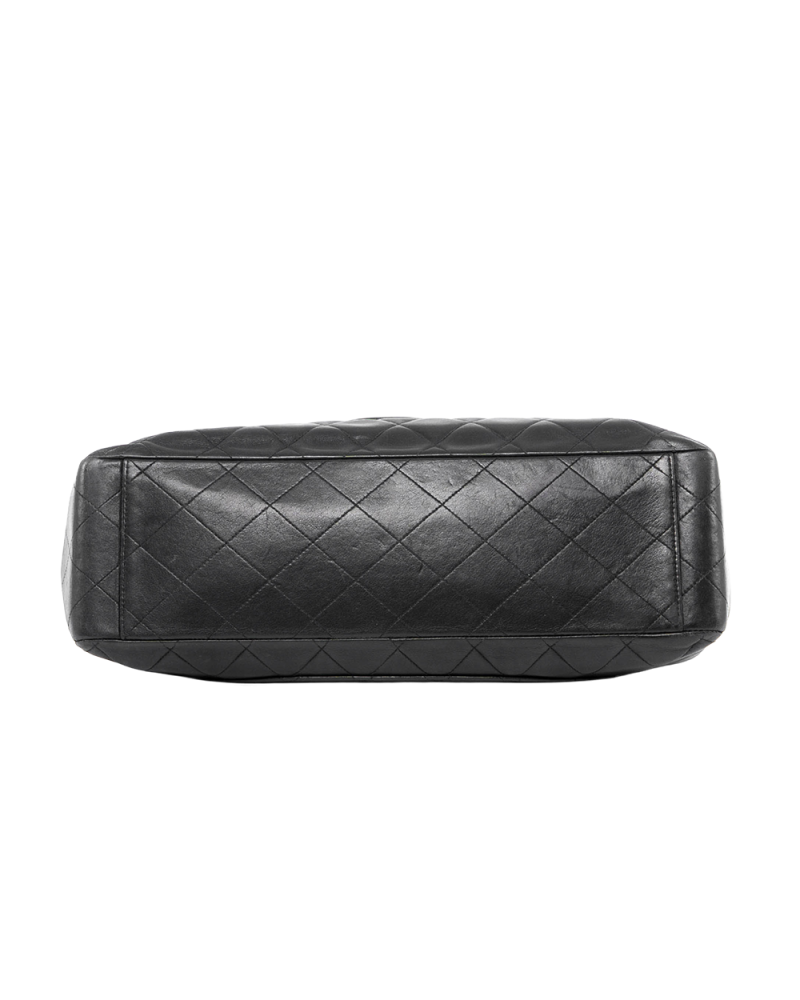 CHANEL JUMBO CLASSIC FLAP BLACK LAMB GHW 3903307 4053