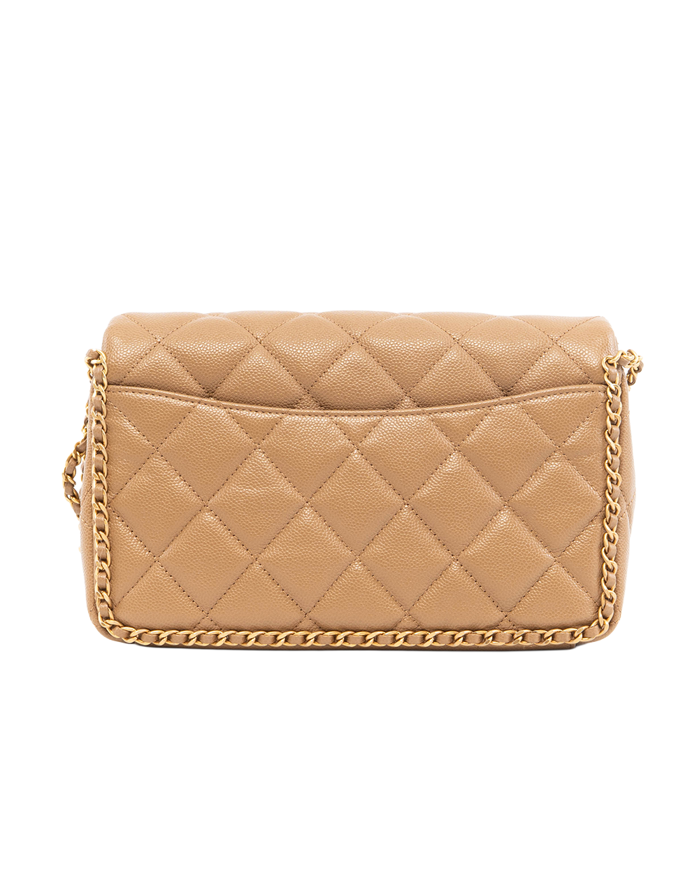 CHANEL NEVER ENDING CHAIN 10 BEIGE CAVIAR GHW H7NCX3T0 5346