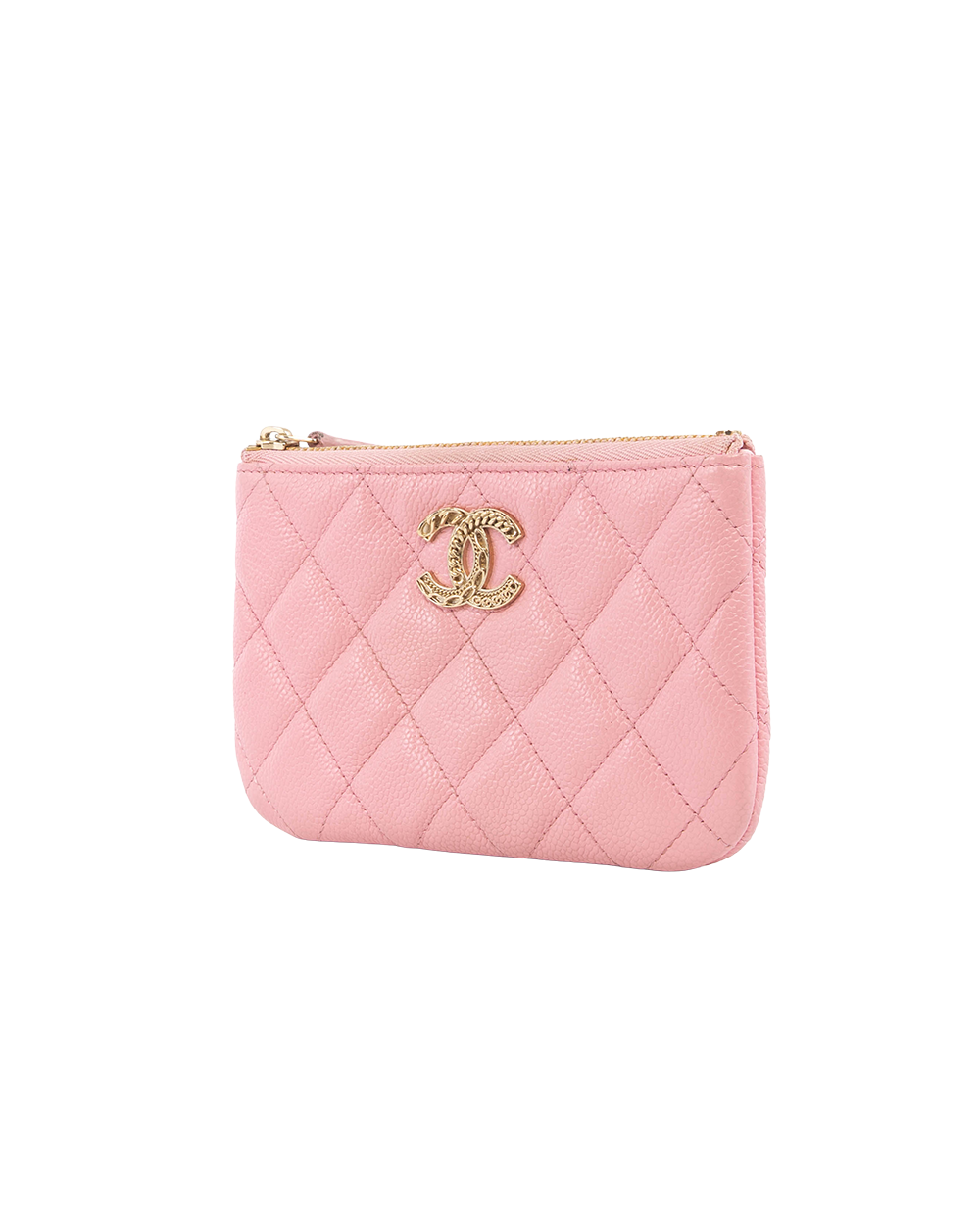 CHANEL O CASE PINK CAVIAR GHW KXUKN1X6 5396