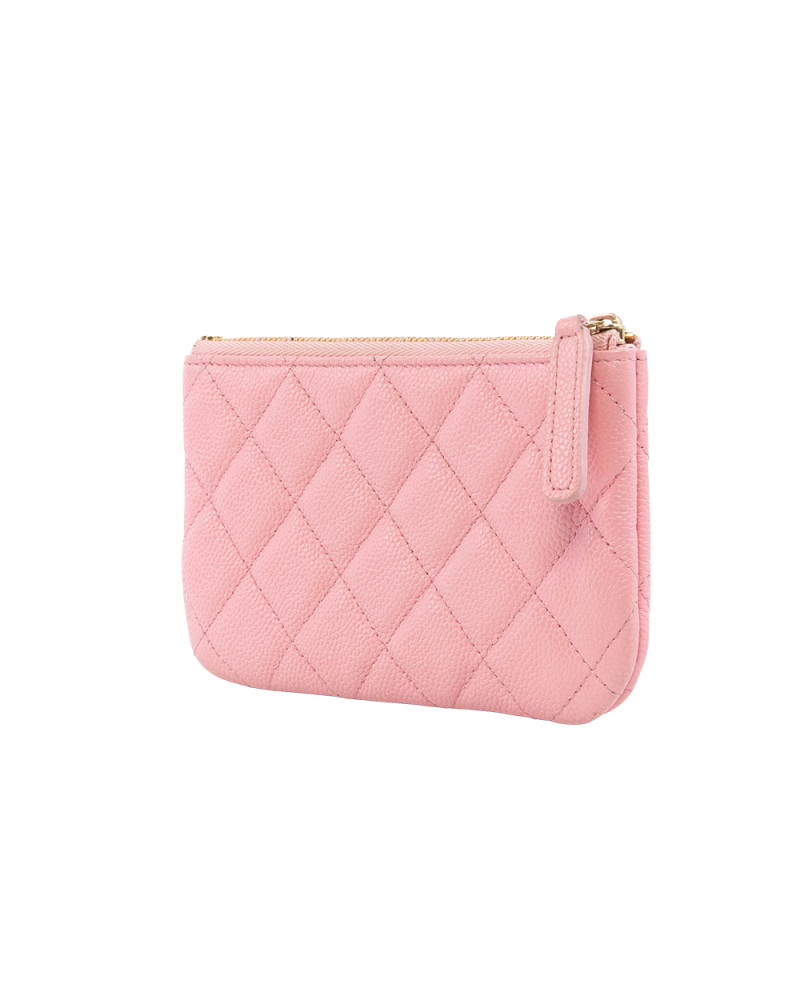 CHANEL O CASE PINK CAVIAR GHW KXUKN1X6 5397