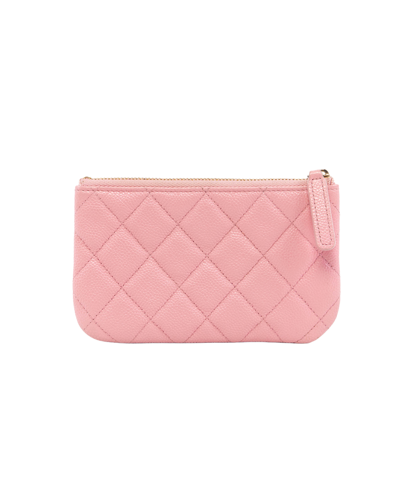 CHANEL O CASE PINK CAVIAR GHW KXUKN1X6 5398