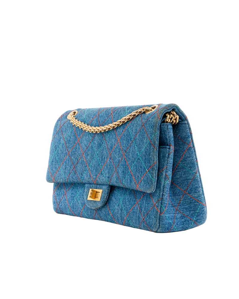 CHANEL REISSUE 11 BLUE JEAN DENIM GHW 23735056 7123