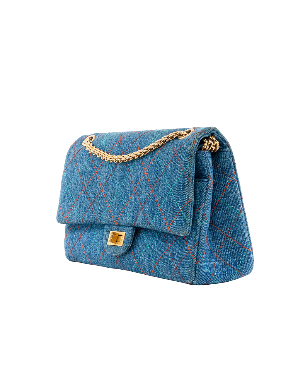 CHANEL REISSUE 11 BLUE JEAN DENIM GHW 23735056 7123