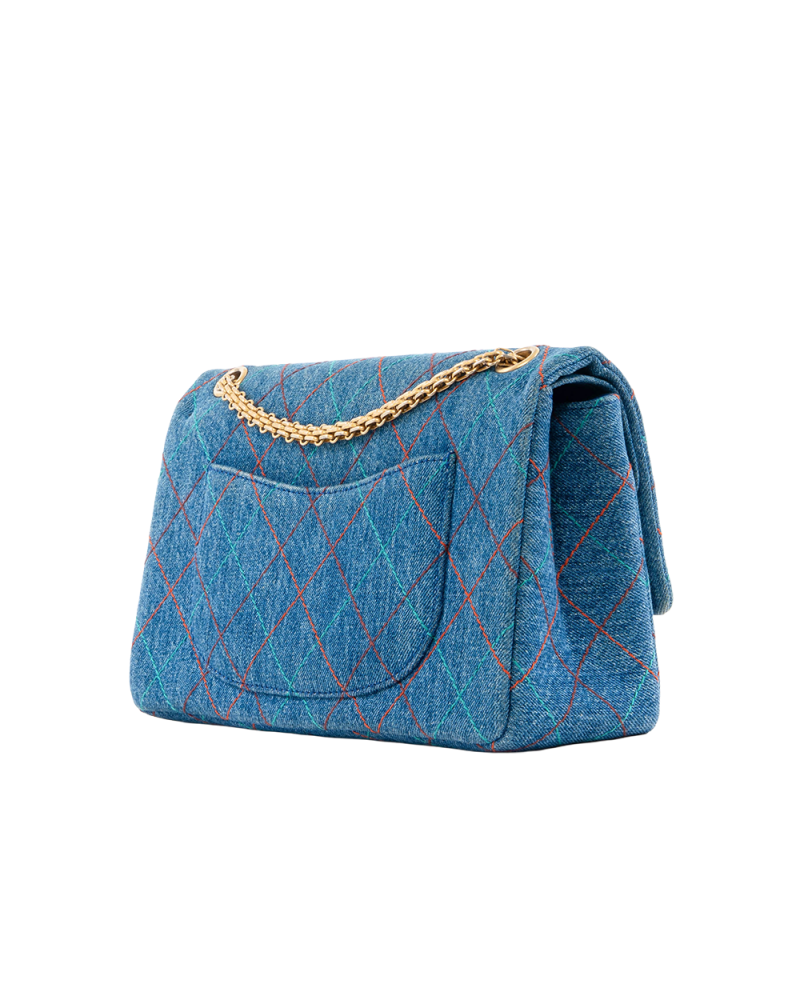 CHANEL REISSUE 11 BLUE JEAN DENIM GHW 23735056 7124