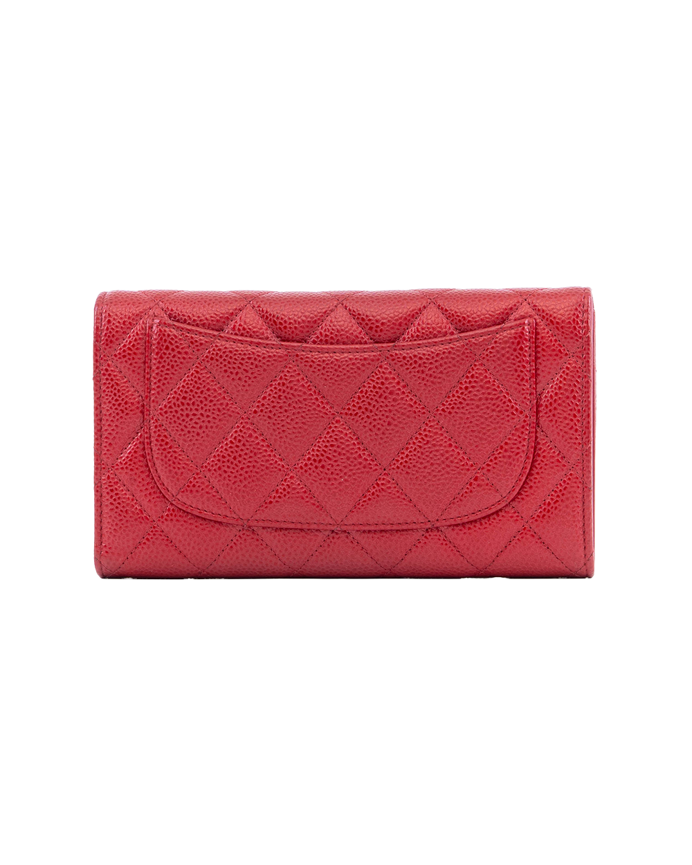 CHANEL SARAH WALLET LONG RED CAVIAR GHW 20534038 1116