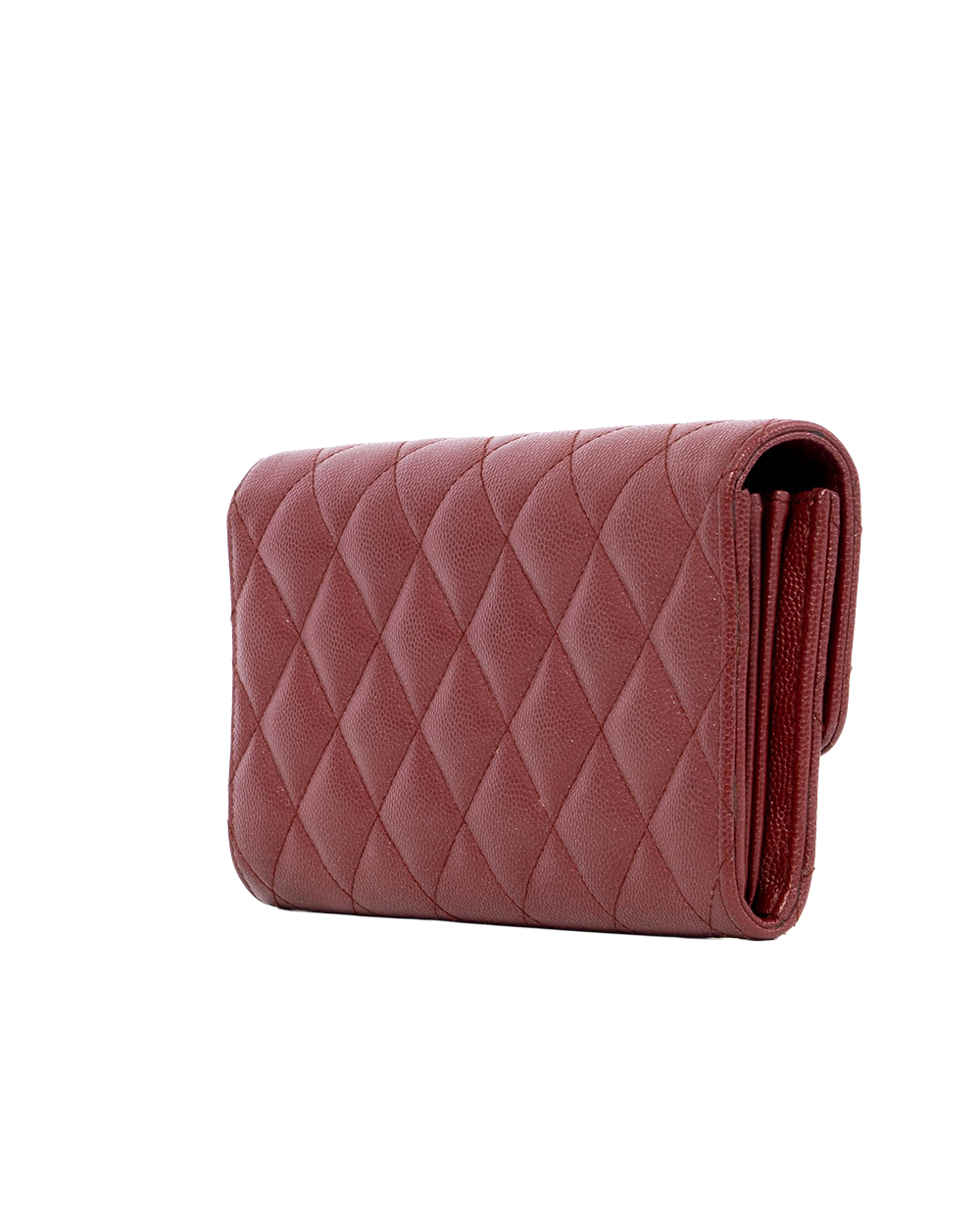CHANEL SARAH WALLET LONG RED CAVIAR GHW 25237090 03979