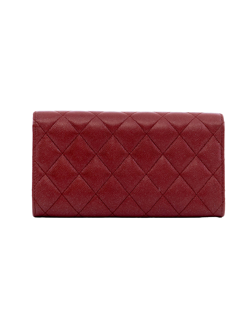CHANEL SARAH WALLET LONG RED CAVIAR GHW 25237090 03980