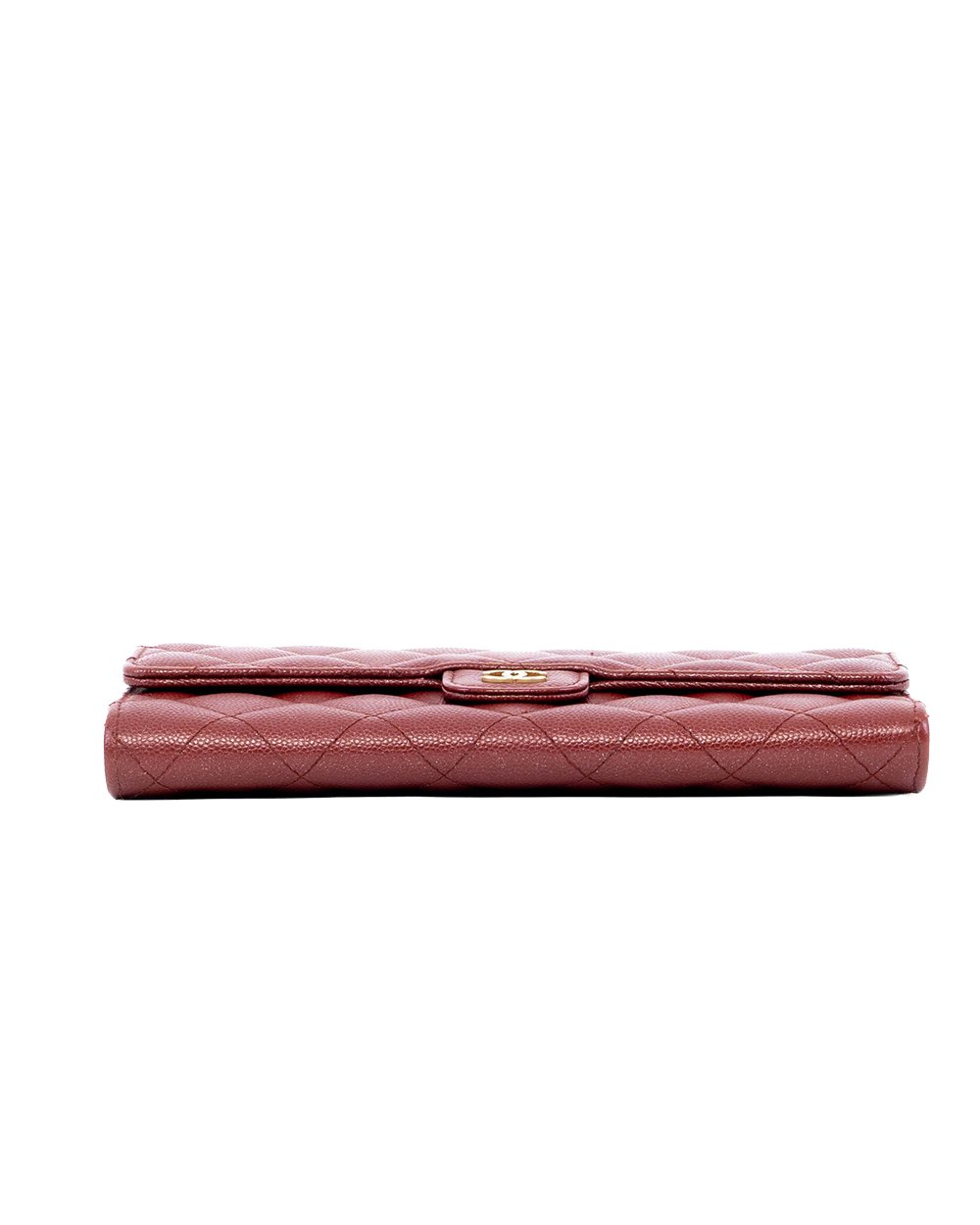 CHANEL SARAH WALLET LONG RED CAVIAR GHW 25237090 03982