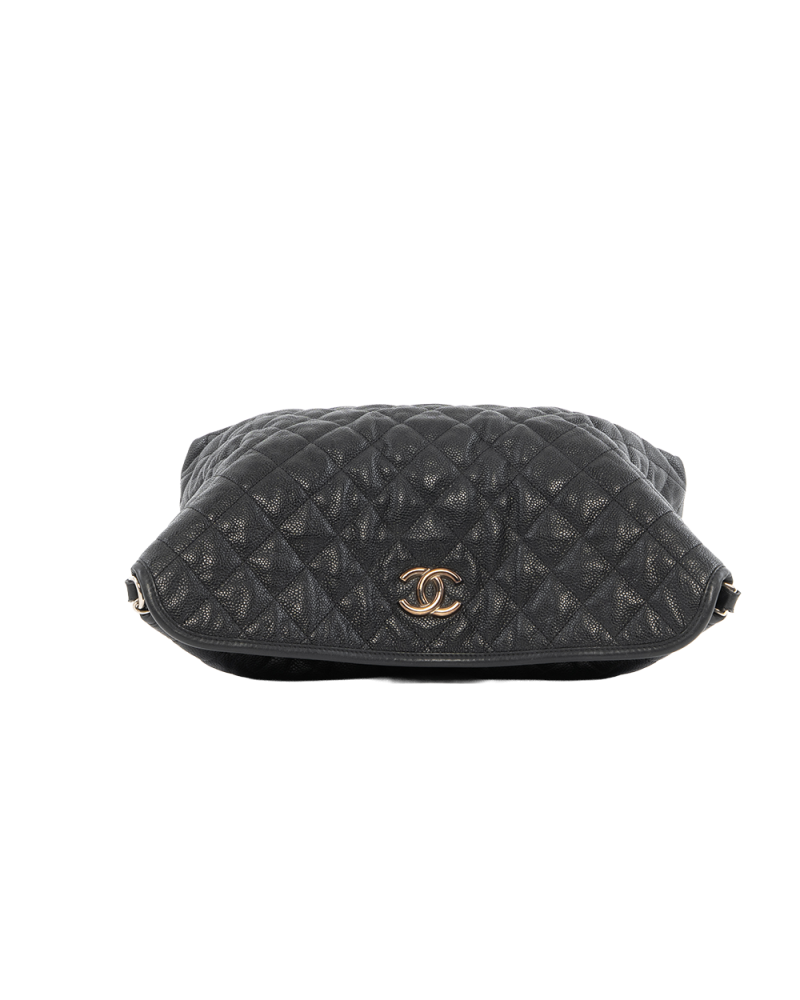 CHANEL TOTE BLACK CAVIAR SHW 4180