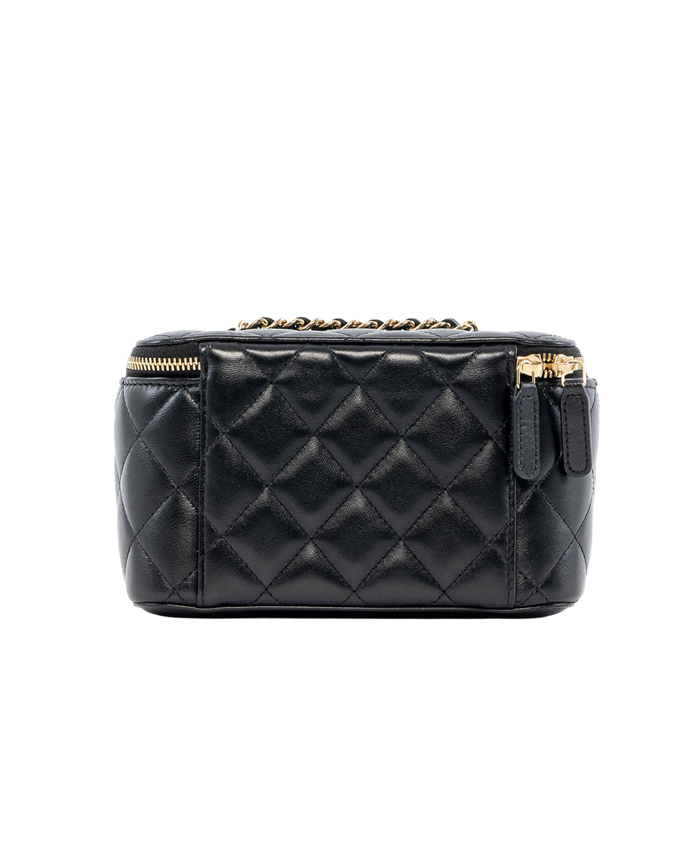 CHANEL VANITY BLACK LAMB GHW 30816384 0533
