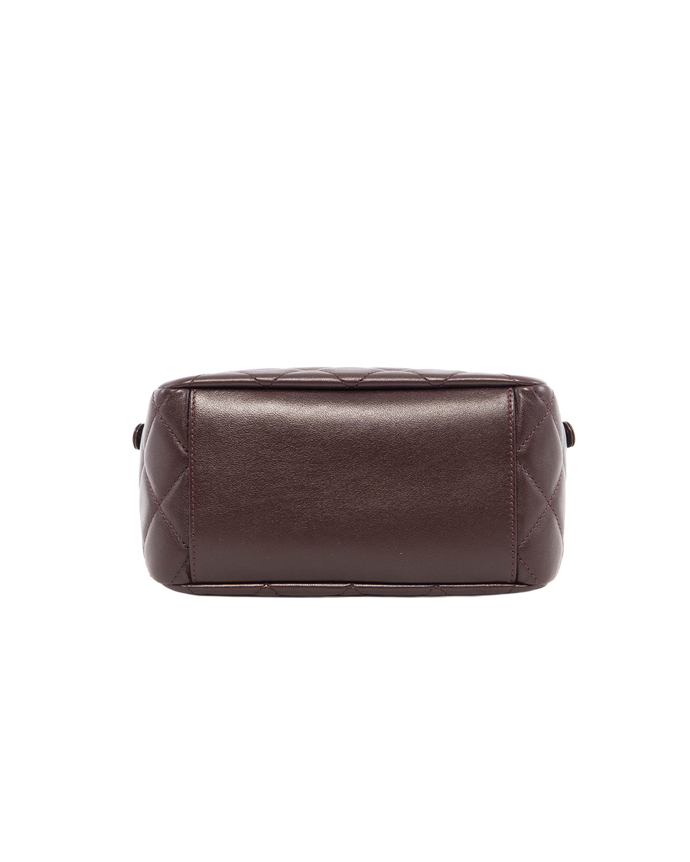 CHANEL WENGE WOOD BOWING BAG BURGANDY LAMB GHW A983A7T4 5331