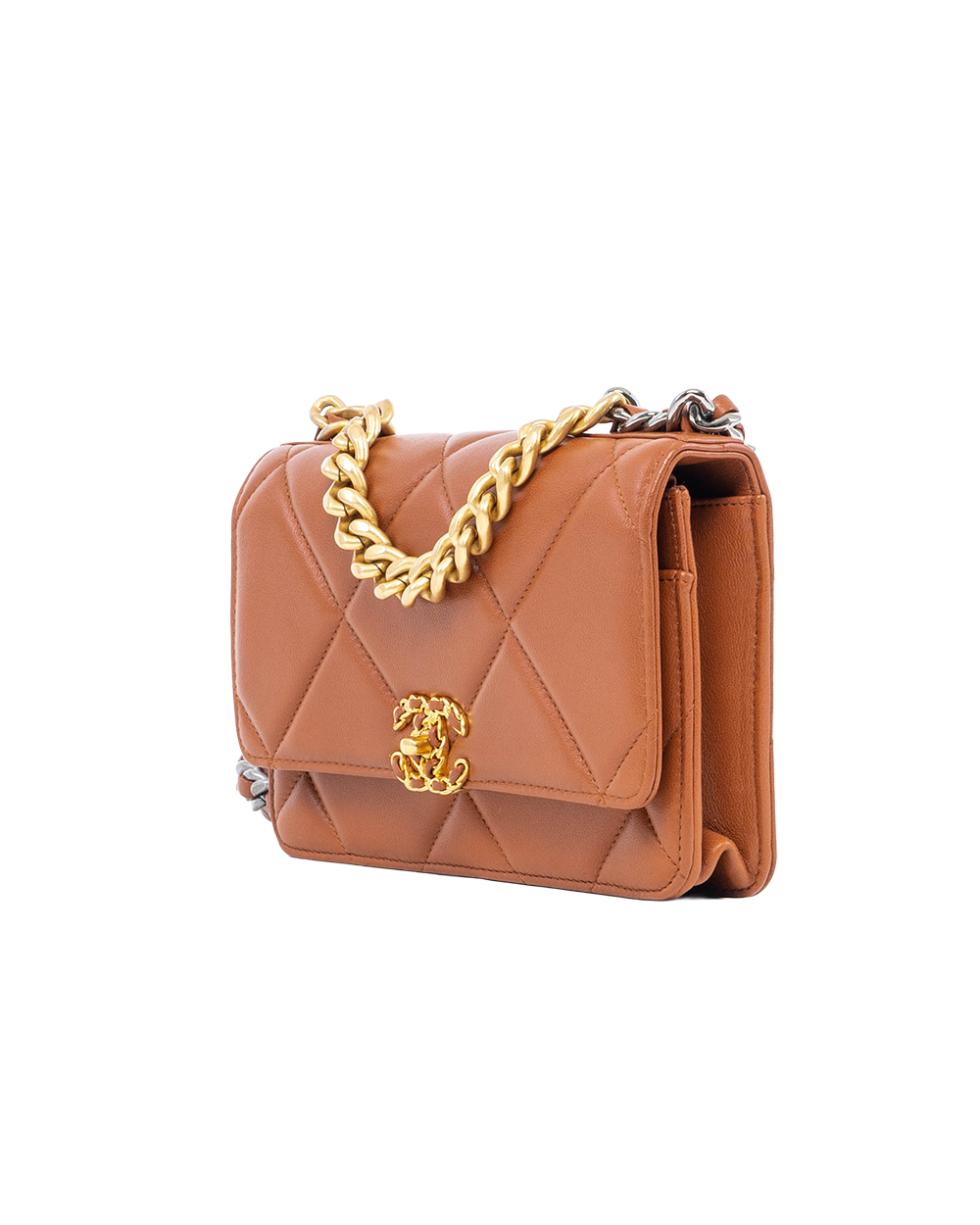 CHANEL WOC 19 7.5 BROWN LAMB GHW SHW RHW X97NU50A 3059