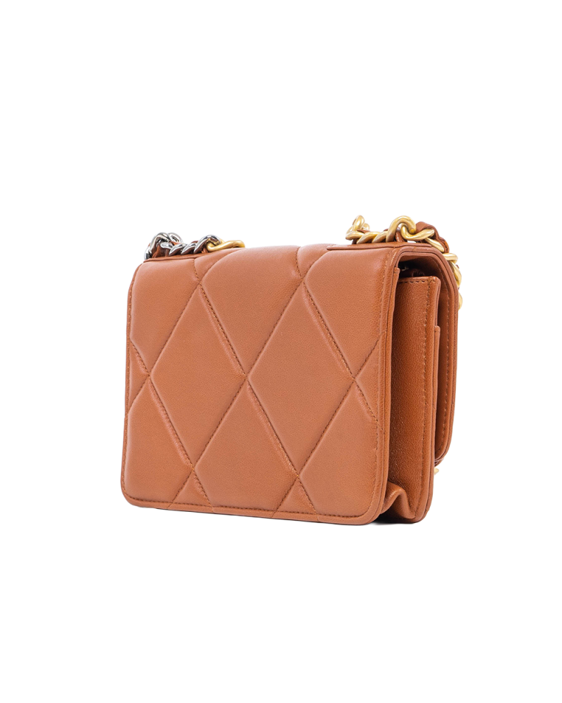 CHANEL WOC 19 7.5 BROWN LAMB GHW SHW RHW X97NU50A 3060