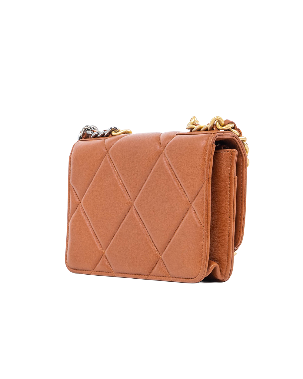 CHANEL WOC 19 7.5 BROWN LAMB GHW SHW RHW X97NU50A 3060