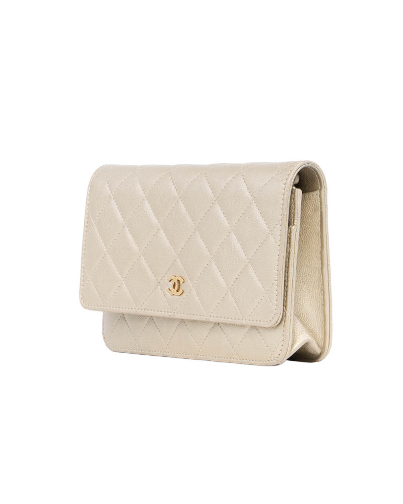 CHANEL WOC 7.5 GOLD METALLIC CAVIAR GHW 22760910 1248
