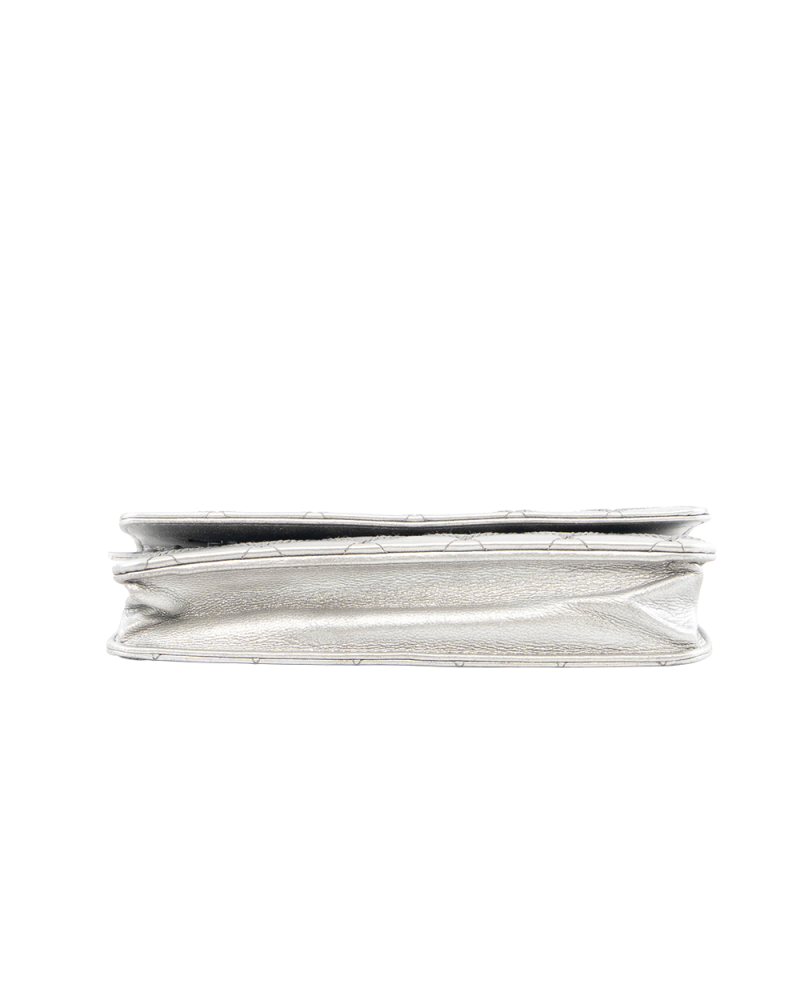 CHANEL WOC 7.5 SILVER CALF SHW 20603071 0106