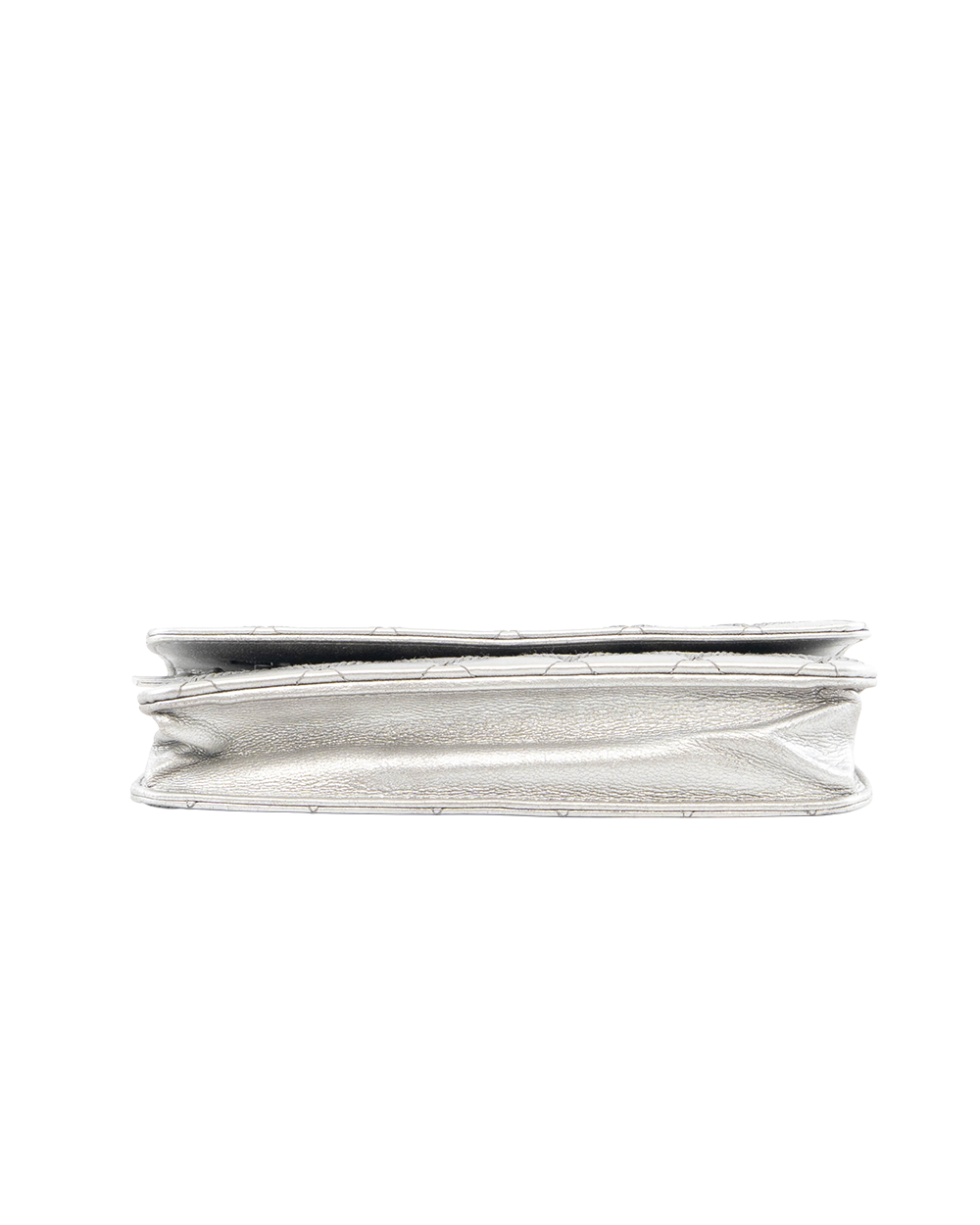 CHANEL WOC 7.5 SILVER CALF SHW 20603071 0106