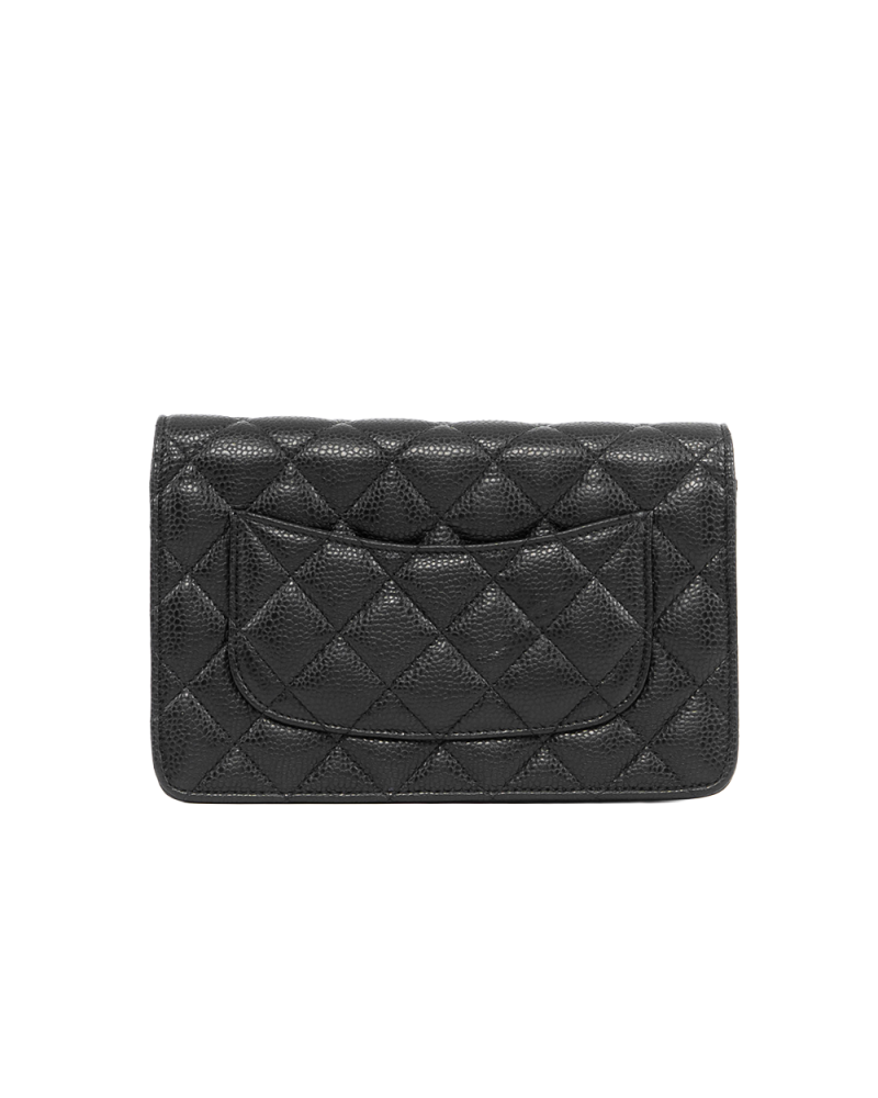 CHANEL WOC 7.5 BLACK CAVIAR GHW GKE8U8NJ 5400